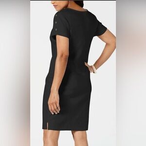 NWT Karen Scott sport woman black dress size 1X
